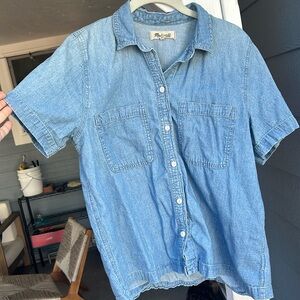 Madewell Short Sleeve Denim Shirt